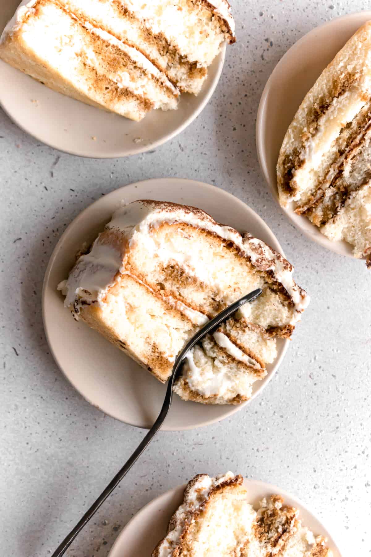 Tiramisu Layer Cake - Teak & Thyme
